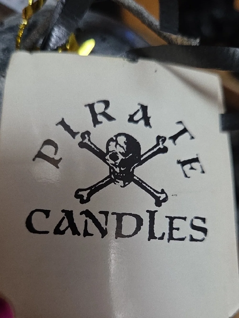 Black Sculpted Naughty Skeletons  Candle Trio